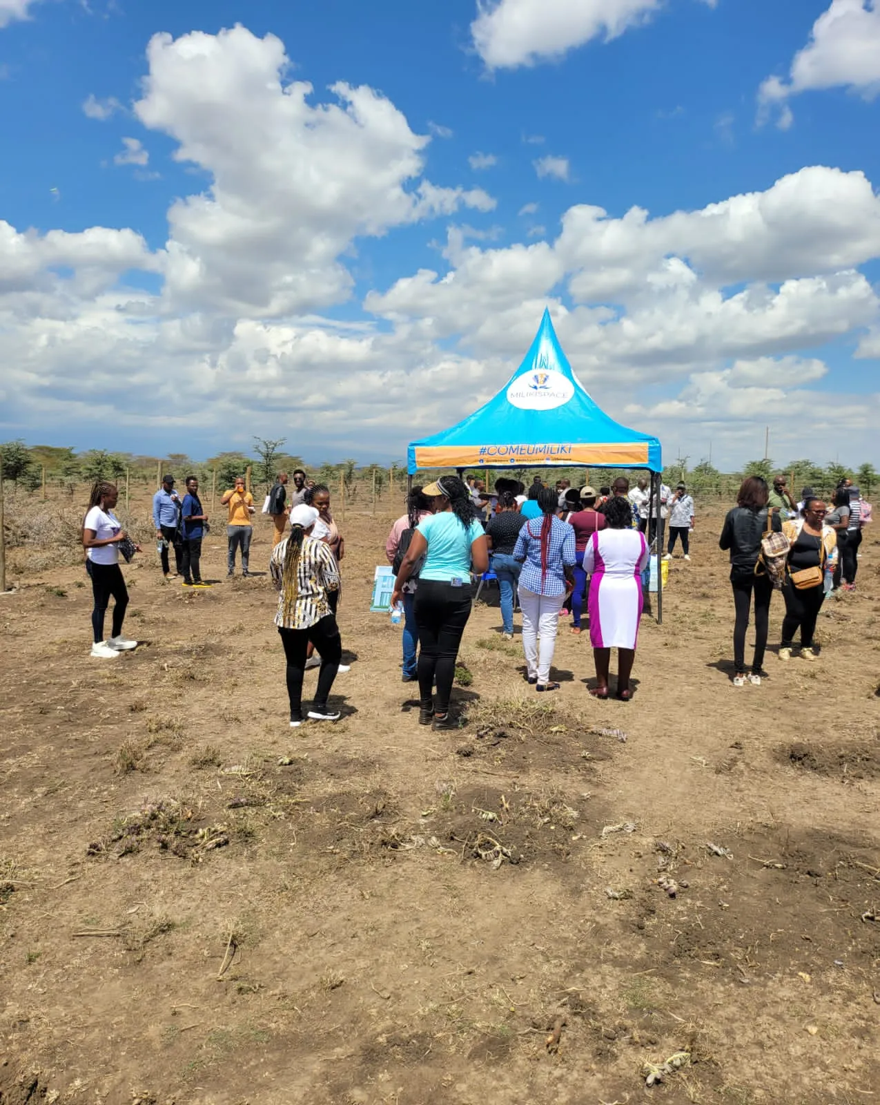 A site activation day in Nanyuki